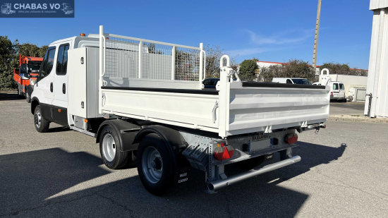 IVECO Daily 35C15D 150cv double cabine benne MAXI CARGO R-7000 + coffre dos cabine